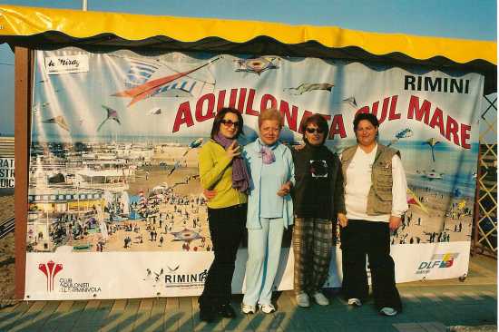 Foto riferita alla passata edizione dell'aquilonata sul mare.